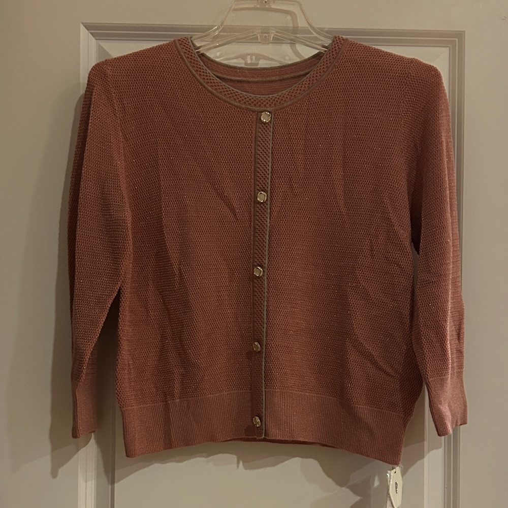 Women's Dust Pink Cardigan like Sweater